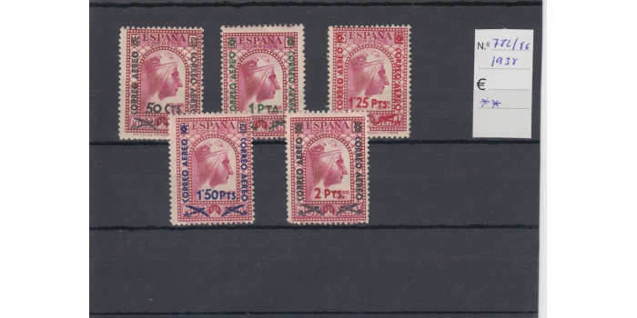 Nº0782/86 - 1938, NUEVO SIN CHARNELA