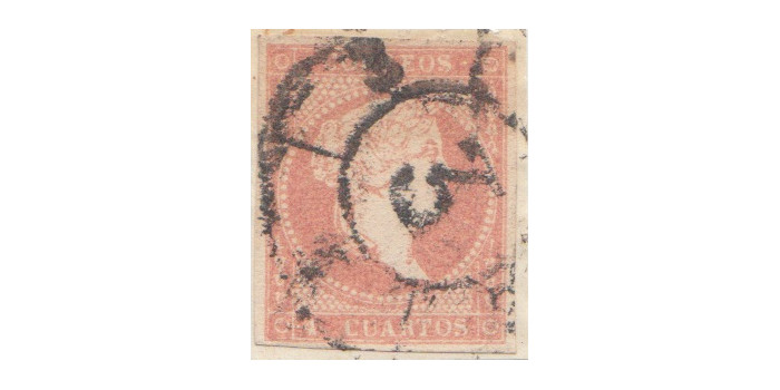 4 Cuartos1856 - Rueda de carreta Nº  3 - Cadiz