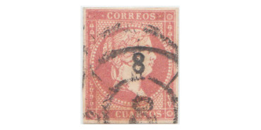 4 Cuartos1856 - Rueda de carreta Nº  8 - Valencia