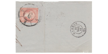 4 Cuartos1856 - Rueda de carreta Nº  9 - Alicante