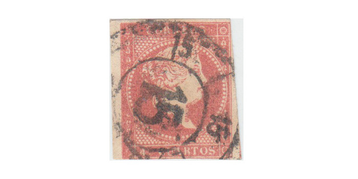 4 Cuartos1856 - Rueda de carreta Nº 15 - Zaragoza