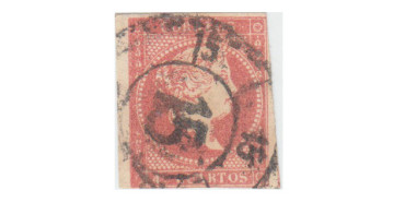 4 Cuartos1856 - Rueda de carreta Nº 15 - Zaragoza