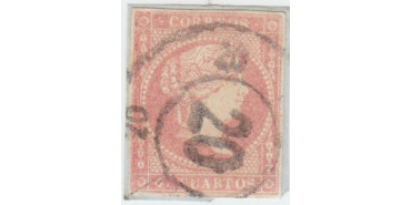 4 Cuartos1856 - Rueda de carreta Nº 20 - Bilbao