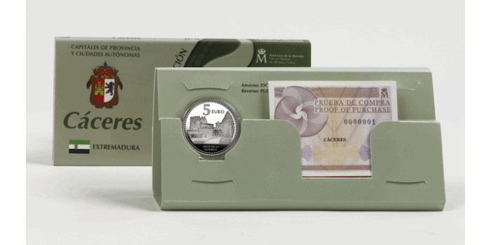 4 Cuartos1856 - Rueda de carreta Nº 22 - Caceres - sobre frontal con fechador