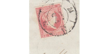 4 Cuartos1856 - Rueda de carreta Nº 24 - Ciudad Real