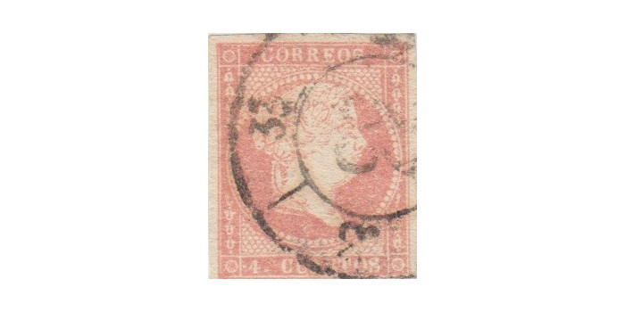 4 Cuartos1856 - Rueda de carreta Nº 33 - Logroño