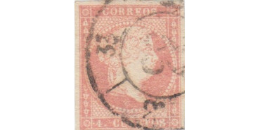 4 Cuartos1856 - Rueda de carreta Nº 33 - Logroño