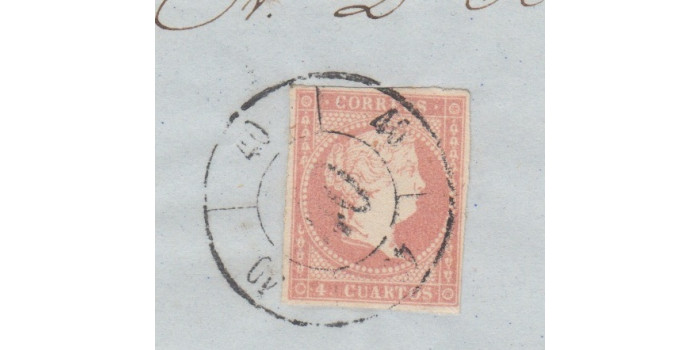 4 Cuartos1856 - Rueda de carreta Nº 40 - Salamanca