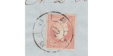 4 Cuartos1856 - Rueda de carreta Nº 40 - Salamanca