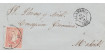 4 Quarters1856 - Cartwheel Nº 40 - Salamanca - front envelope with dater
