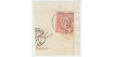 4 Quartos1856 - Cartwheel Nº 40 - Salamanca - envelope fragment with date stamp