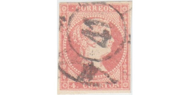 4 Cuartos1856 - Rueda de carreta Nº 41 - San Sebastian