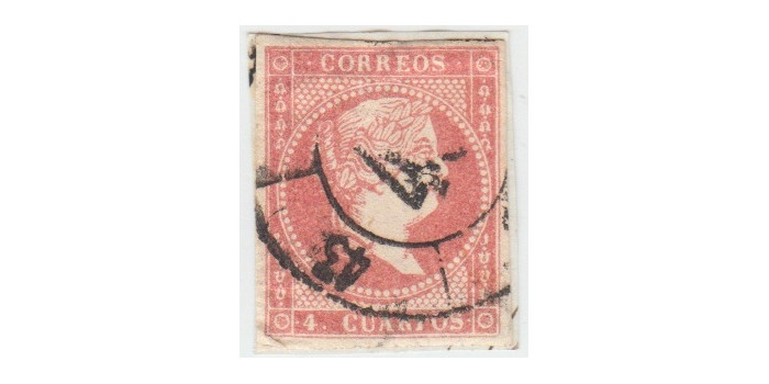 4 Cuartos1856 - Rueda de carreta Nº 43 - Santander