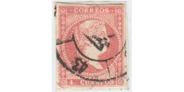 4 Cuartos1856 - Rueda de carreta Nº 43 - Santander