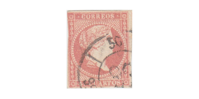 4 Cuartos1856 - Rueda de carreta Nº 50 - Irun