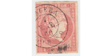 4 cuartos1856 - fechador- Nagera tipo II - Logroño