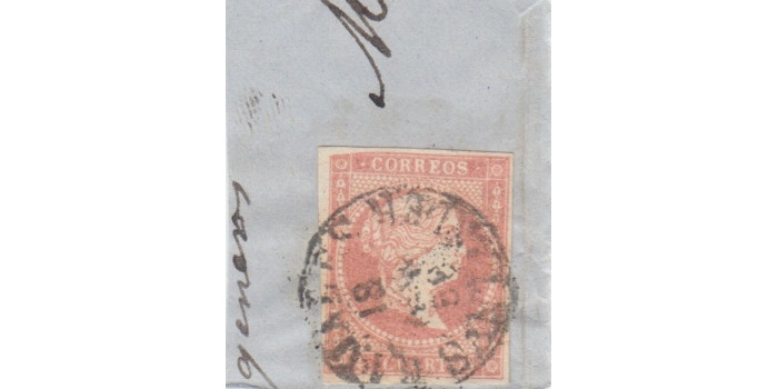 4 cuartos1856 - fechador- Ramales tipo I - Santander