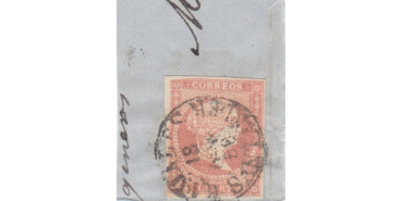 4 cuartos1856 - fechador- Ramales tipo I - Santander