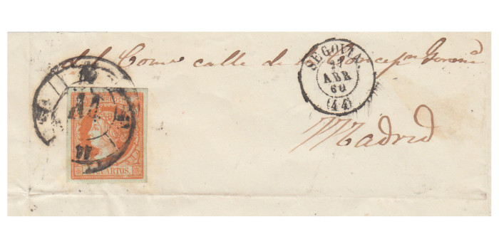 4 Cuartos1860 - Rueda de carreta Nº44 - Segovia