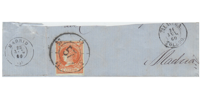 4 Cuartos1860 - Rueda de carreta Nº57 - Talavera