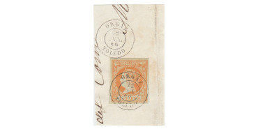 4 Cuartos1860 - fechador- Orgaz - Toledo