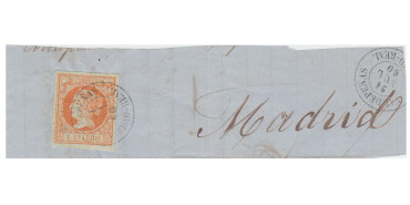 4 Cuartos1860 - fechador- Valdepeñas - Ciudad Real