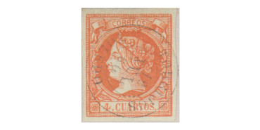 4 Cuartos1860 - fechador- Torrijos - Toledo