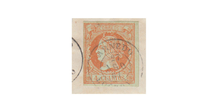 4 Cuartos1860 - fechador- Arnero - Logroño