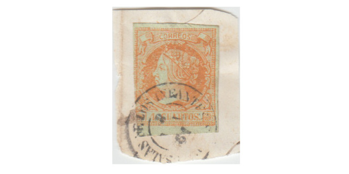 4 Cuartos1860 - fechador- Salas de los Infantes - Burgos