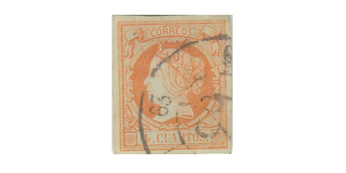 4 Cuartos1860 - Rueda de carreta Nº63 San Roque