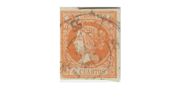 4 Cuartos1860 - Rueda de carreta Nº55 - Medina del Campo