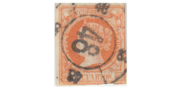 4 Cuartos1860 - Rueda de carreta Nº48 -Vitoria