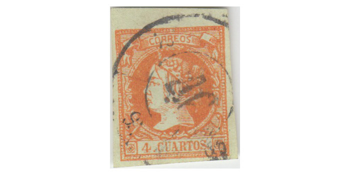 4 Cuartos1860 - Rueda de carreta Nº49 - Tarragona