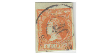 4 Cuartos1860 - Rueda de carreta Nº49 - Tarragona