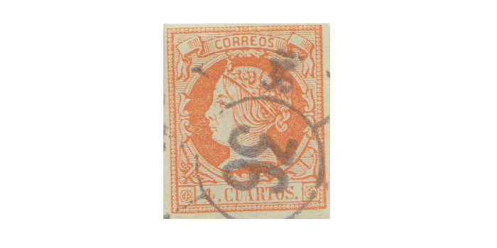 4 Cuartos1860 - Rueda de carreta Nº36 - Palencia