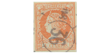 4 Cuartos1860 - Rueda de carreta Nº36 - Palencia