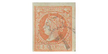 4 Cuartos1860 - Rueda de carreta Nº 7 - Sevilla