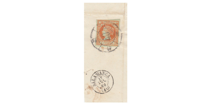 4 Cuartos1860 - Rueda de carreta Nº40 - Salamanca