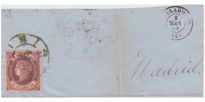 4 Cuartos1862 - Rueda de carreta Nº 14 - Valladolid - frontal