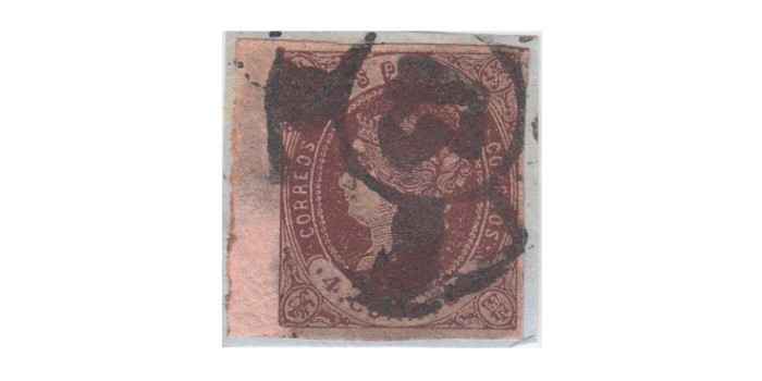 4 Cuartos1862 - Rueda de carreta Nº 43 - Santander