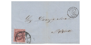 4 Cuartos1862 - Rueda de carreta Nº 50 - Irun - frontal