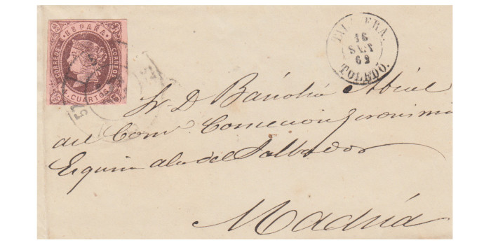 4 Cuartos1862 - Rueda de carreta Nº 57 - Talavera - frontal