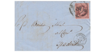 4 Cuartos1862 - Rueda de carreta Nº 59 - Trujillo - frontal