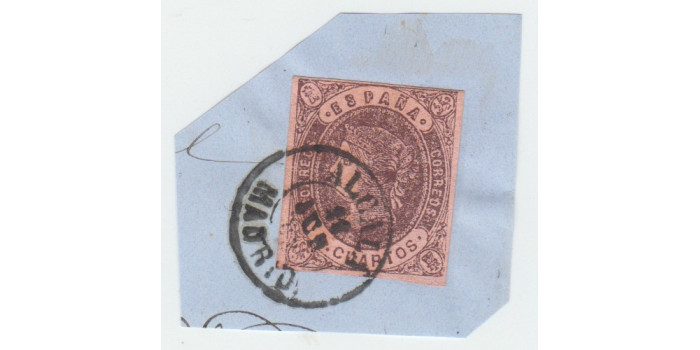 4 Cuartos1862 - fechador- Alcala - Madrid