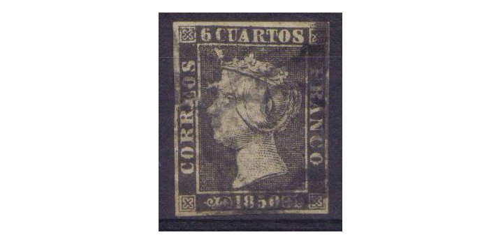 Nº0001 - 6 CUARTOS 1850 USADO
