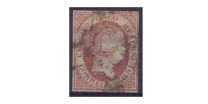 Nº0009 - 5 REALES 1851 USADO