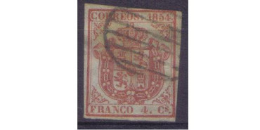 Nº0033 - 4 CUARTOS 1854 USADO