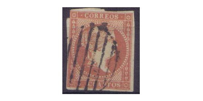 Nº0048b - 4 CUARTOS 1855, usado