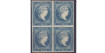 Edifil 0049 - 1 real 1855, block of 4 unmounted mint / unmounted mint / new with rubber cachet