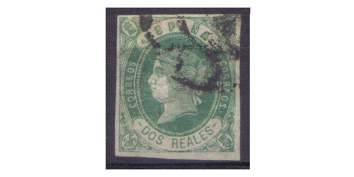 Nº0062 - 2 reales 1862, usado
